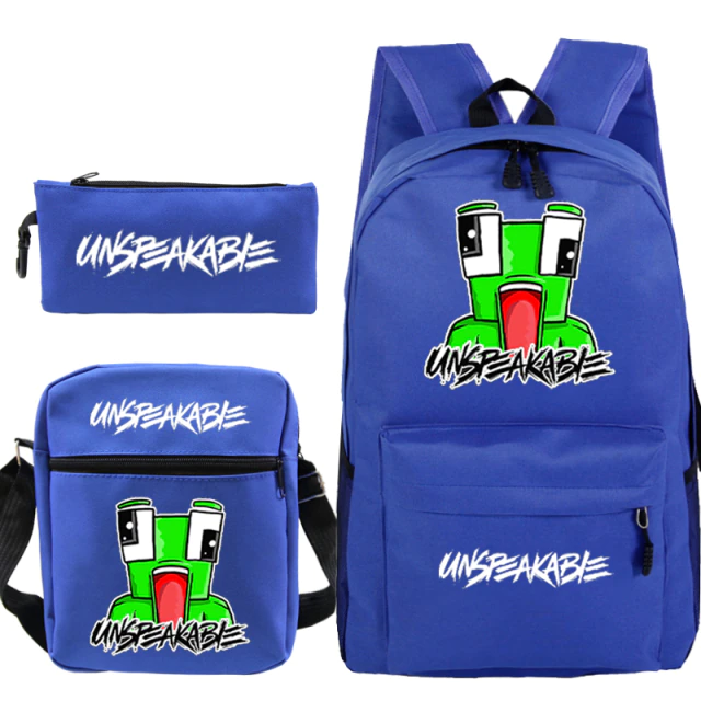 Mochila-3-Pcs-Set-UNSPEAKABLE-Merch-School-Backpacks-Children-Cartoon-Game-School-Bags-Laptop-Travel-Bag
