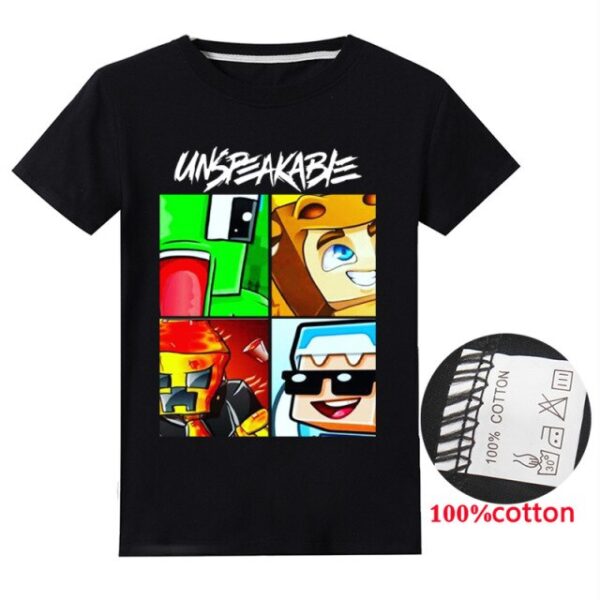 New-Summer-Unspeakable-Boy-T-shirtadf-Kids-Sweatshirt-Kids-T-shirt-Girls-Unspeakable-Top-T-shirt